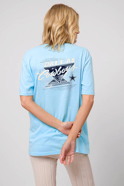 Cowboys Be Retro T-shirt - Baltic Sea – Lauren James