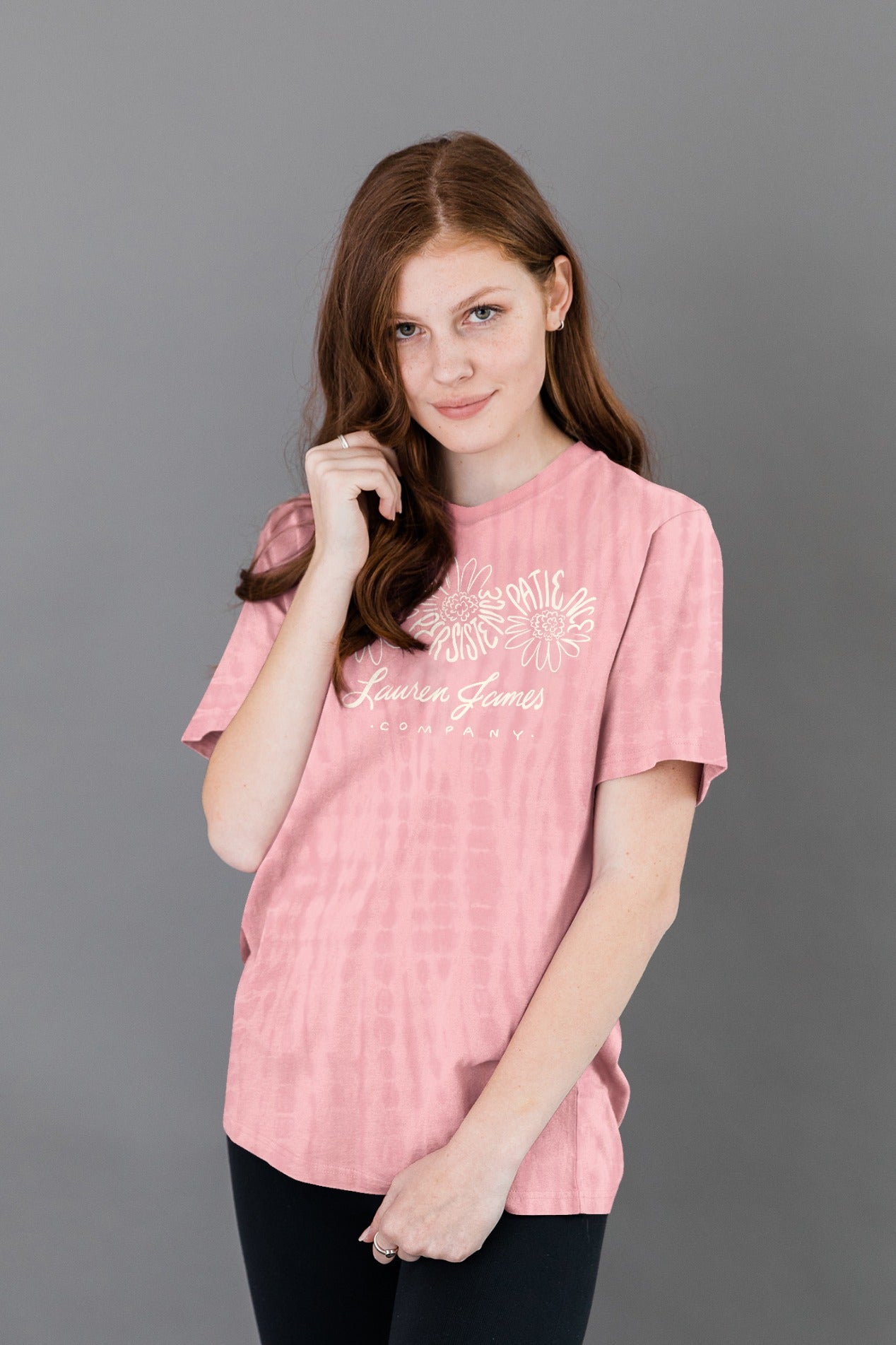 Lauren James Company Pink V-Neck online Long Sleeved T-Shirt